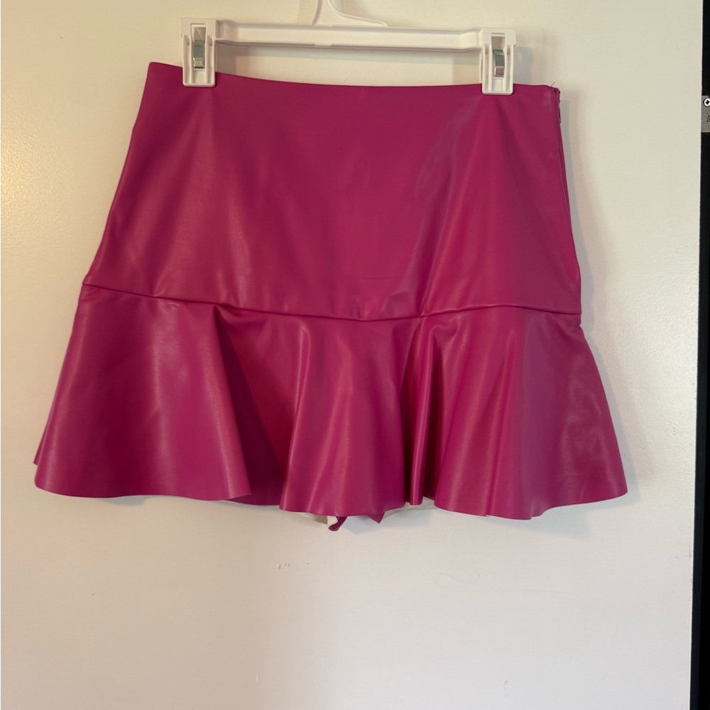Pink Flared Women's Skort